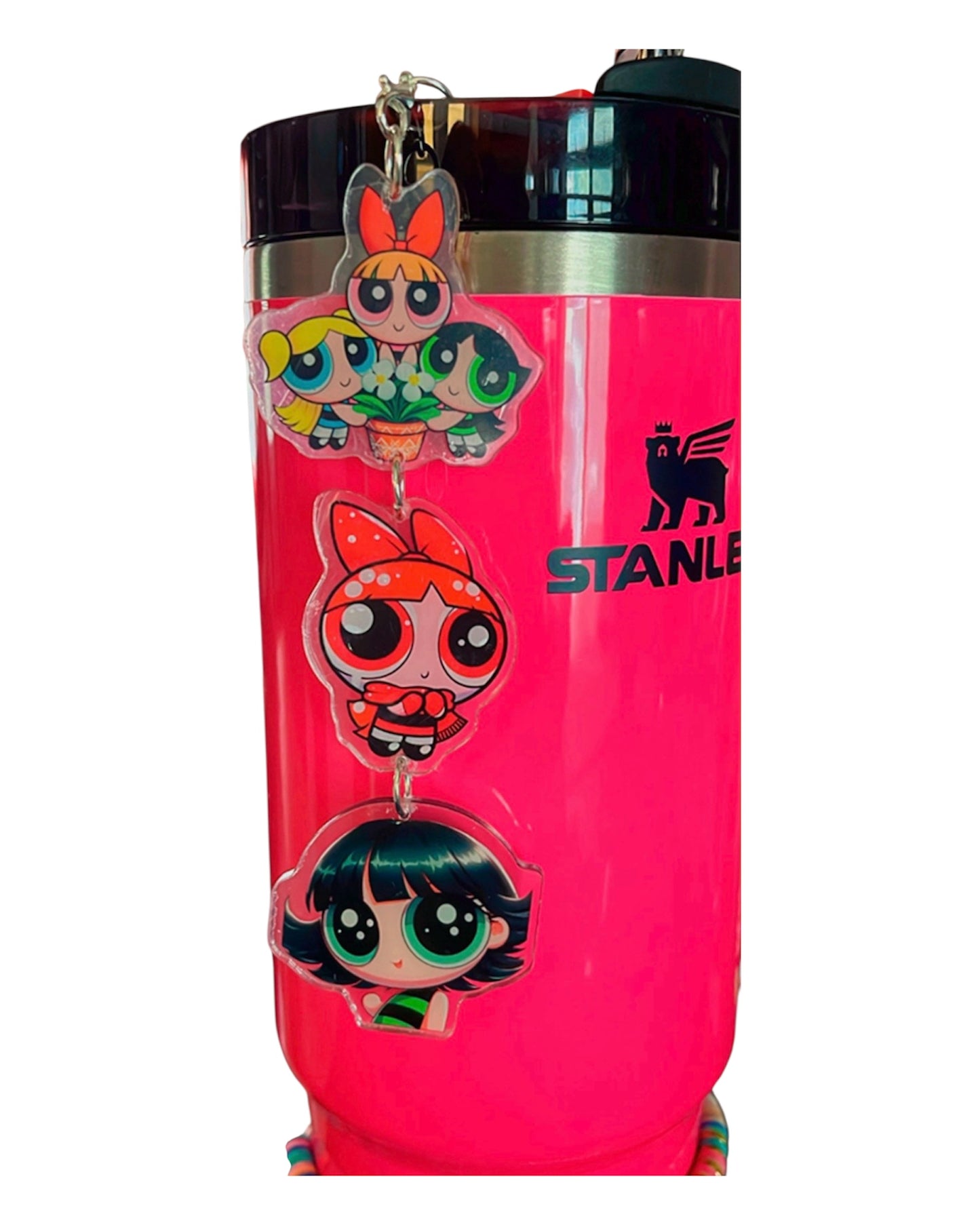 PowerPuff Girls Straw Charm