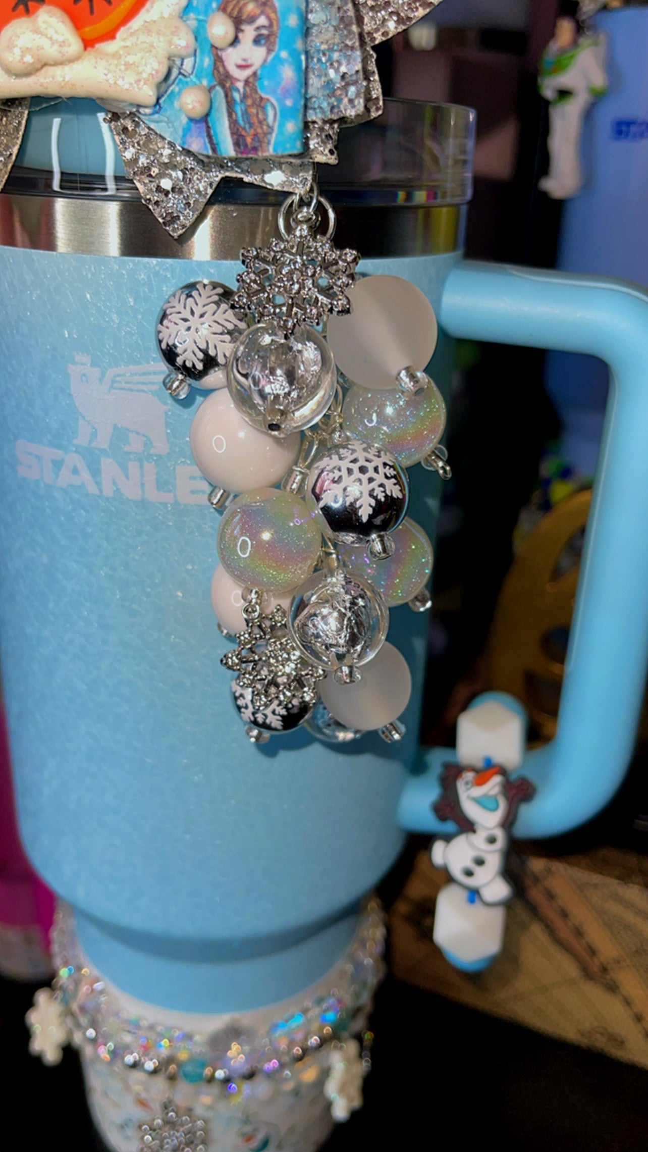 Snowflake Silver Baubles