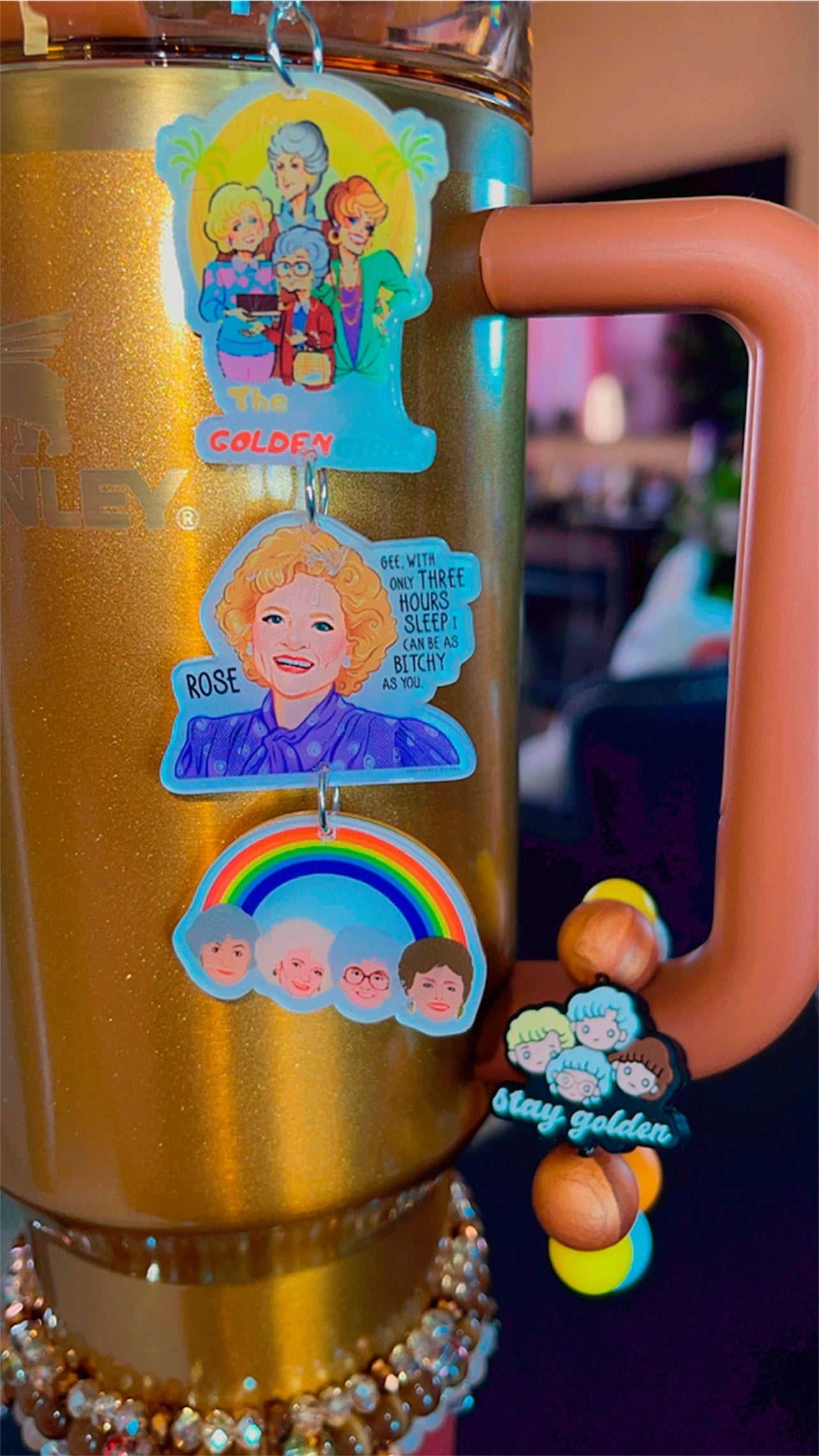 Golden Girls Handle Charm