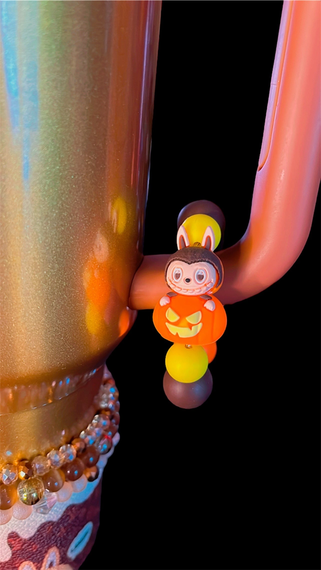 Labubu Pumpkin Handle Charm