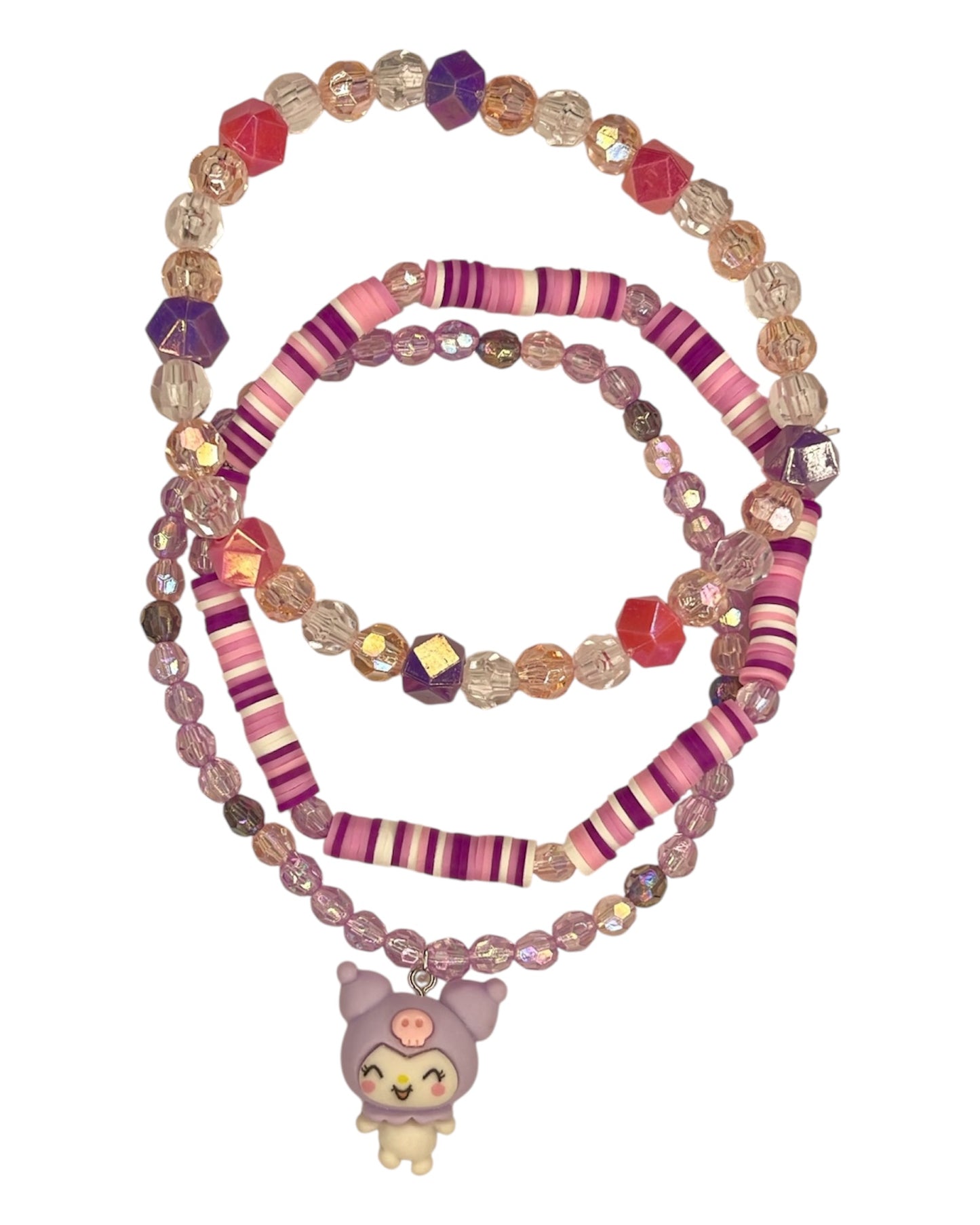 HK Kuromi Bracelet Stack