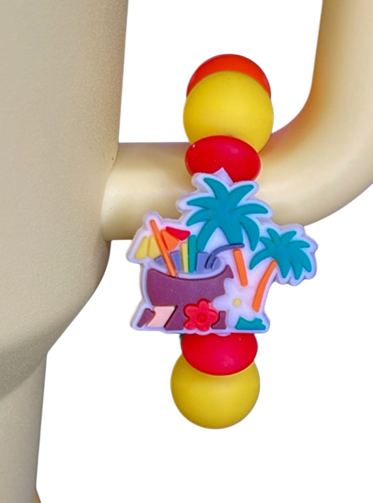 Drink Under the Palms Handle Charm