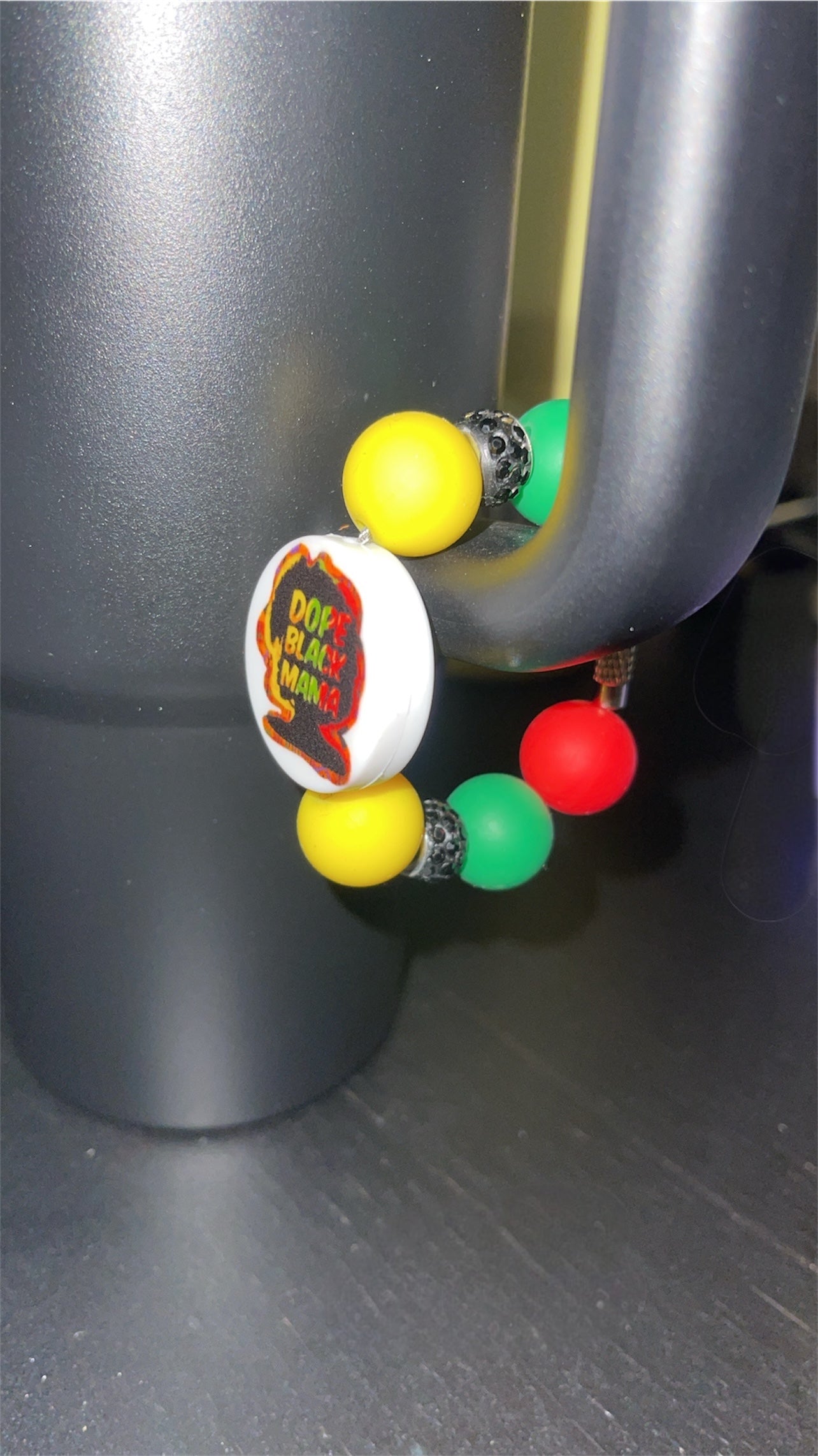 Dope BLK Mama Handle Charm