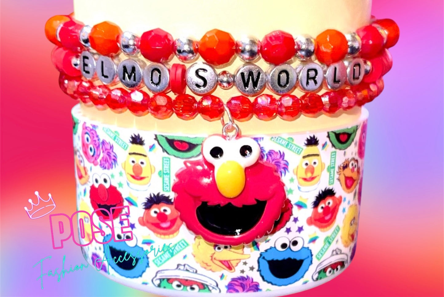 Elmo Bracelet Stack