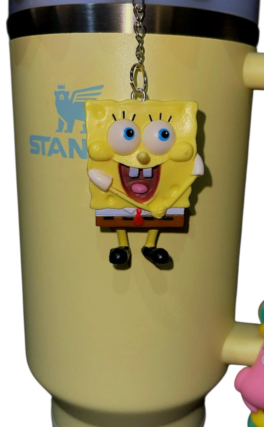 Sponge B Straw Charm