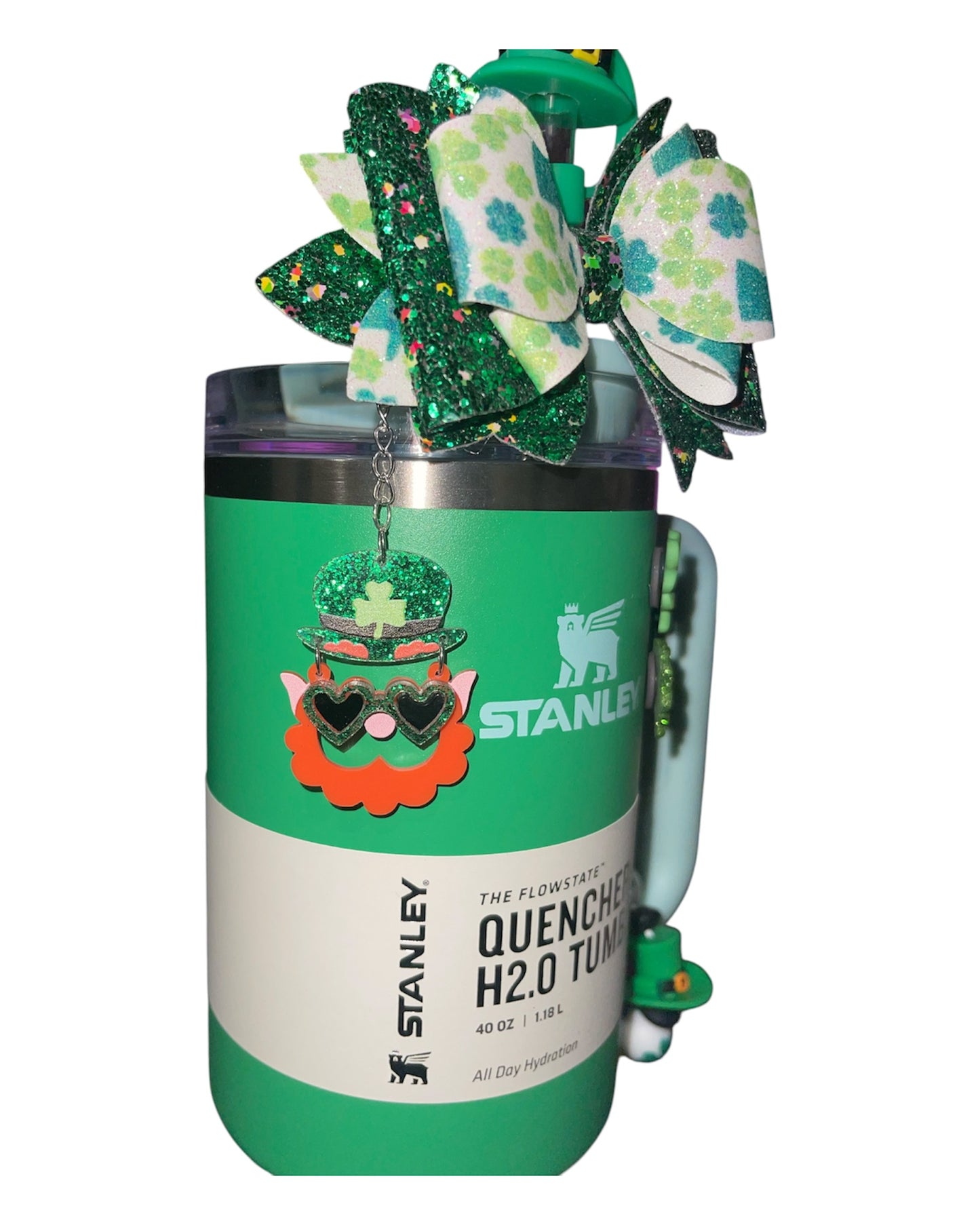 Leprechaun Straw Charm