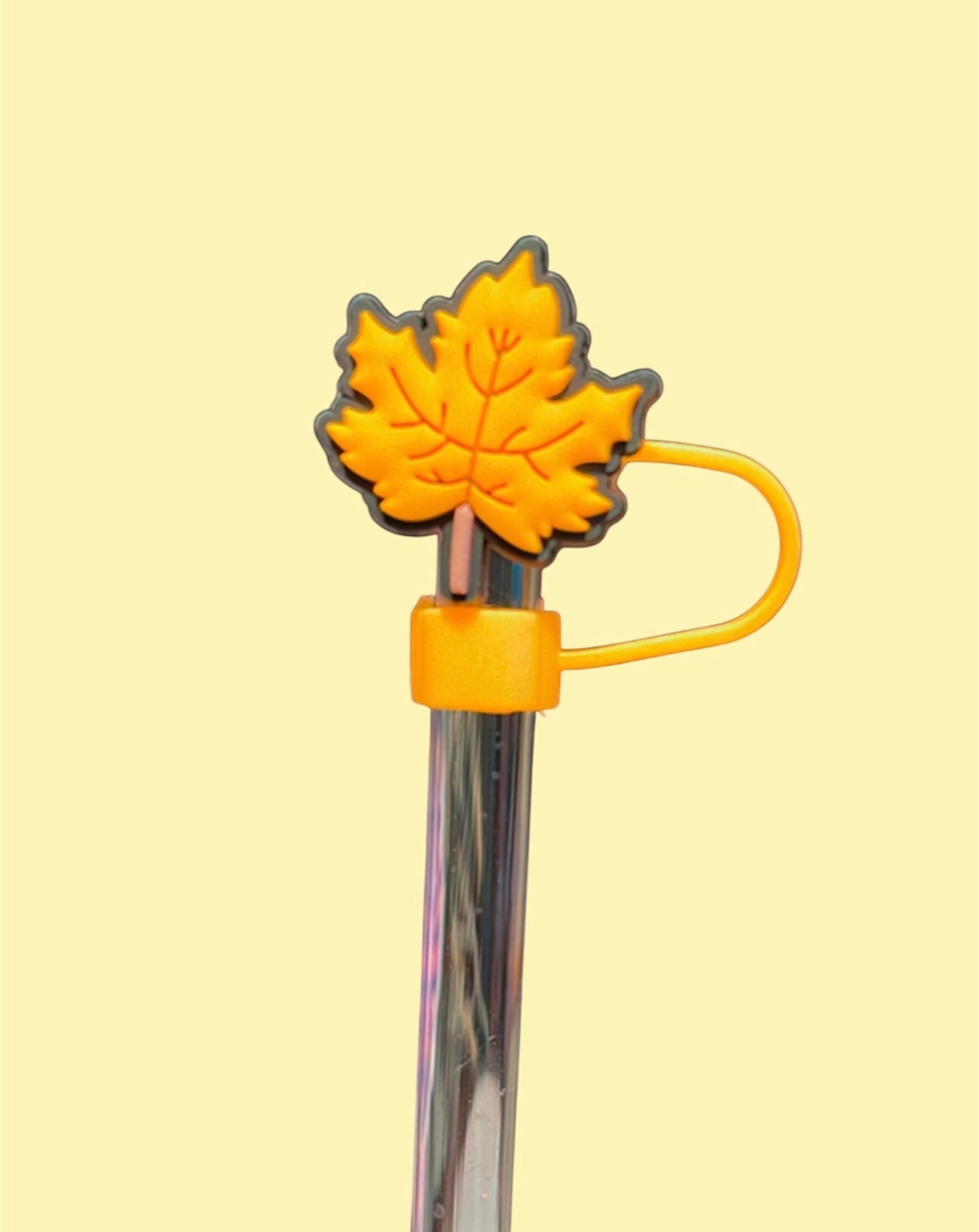 Maple Leaf Straw Topper