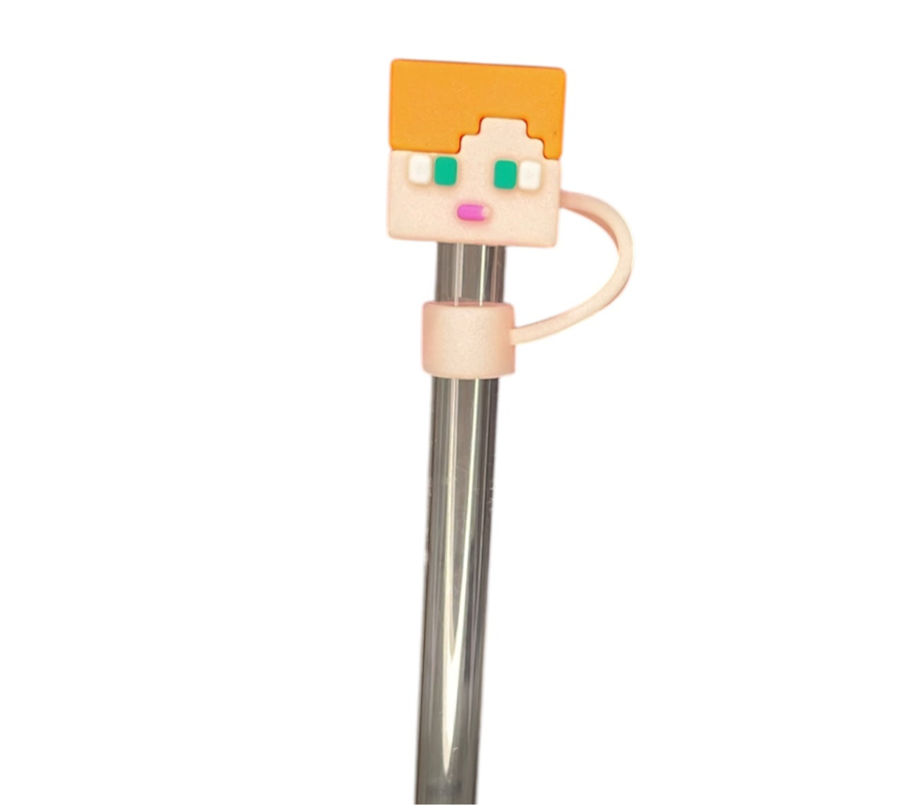 Minecraft “Alex” 3D Straw topper