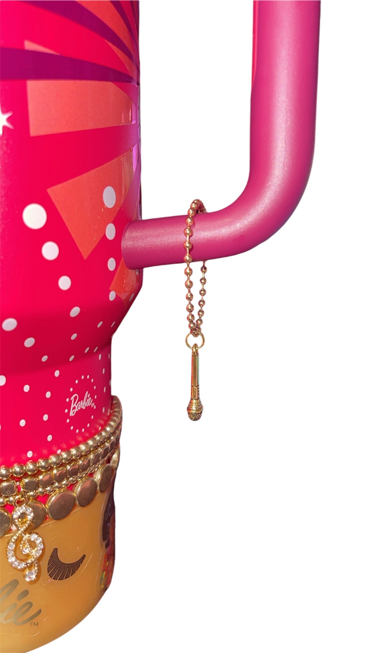 Dynamite “B” Microphone Handle Charm