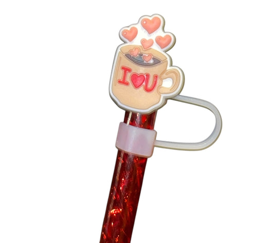 Love U Coffee Straw Topper