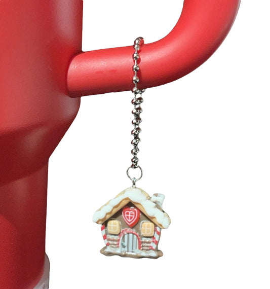 Gingerbread House Handle Charm