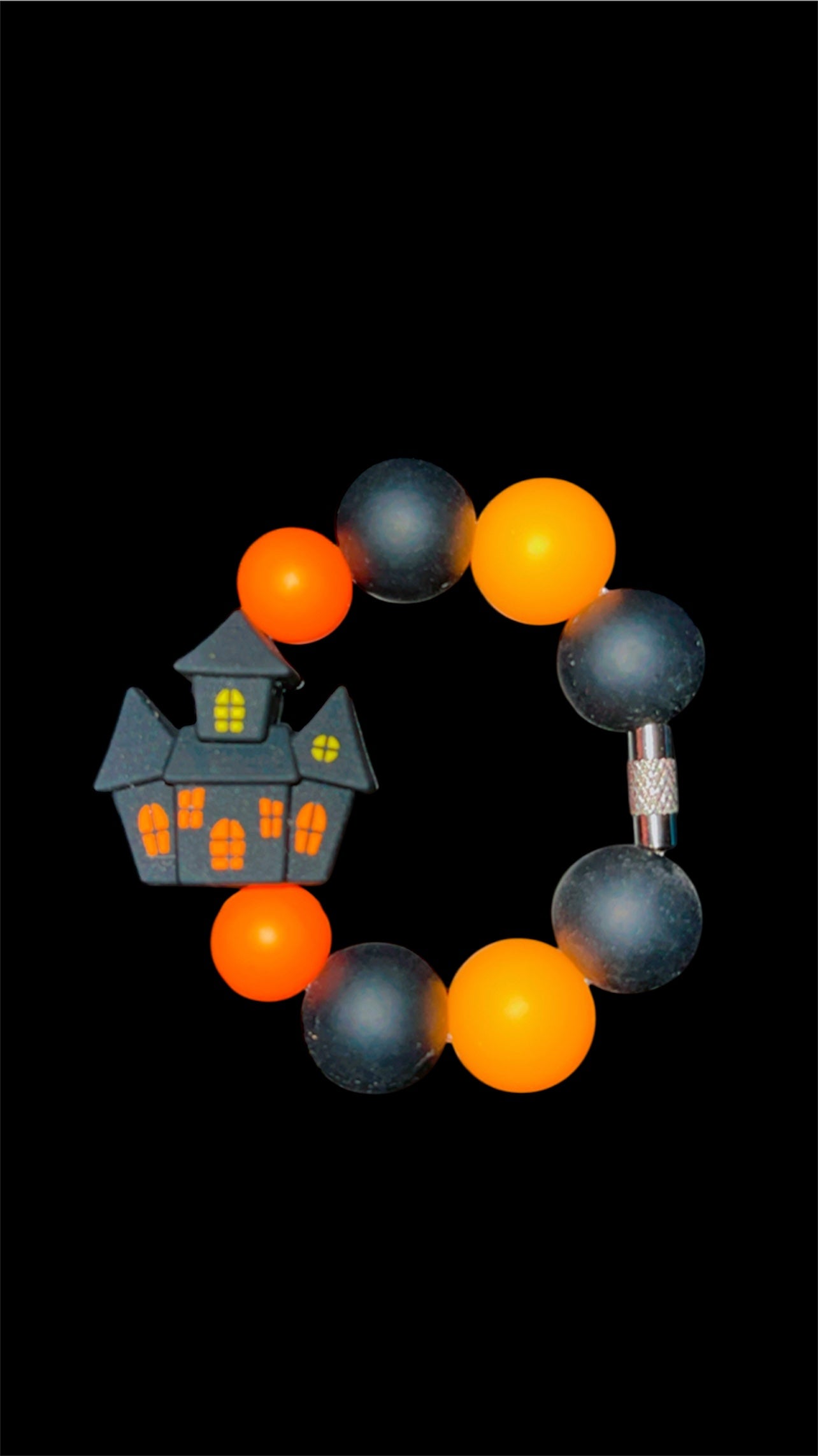 Haunted House Glow Handle Charm