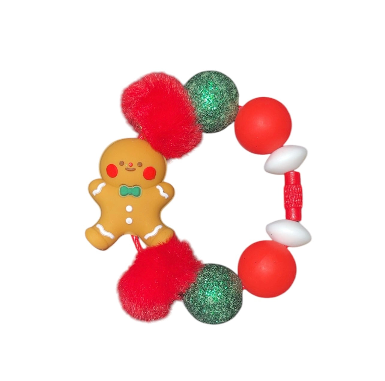 Gingerbread Man Handle Charm