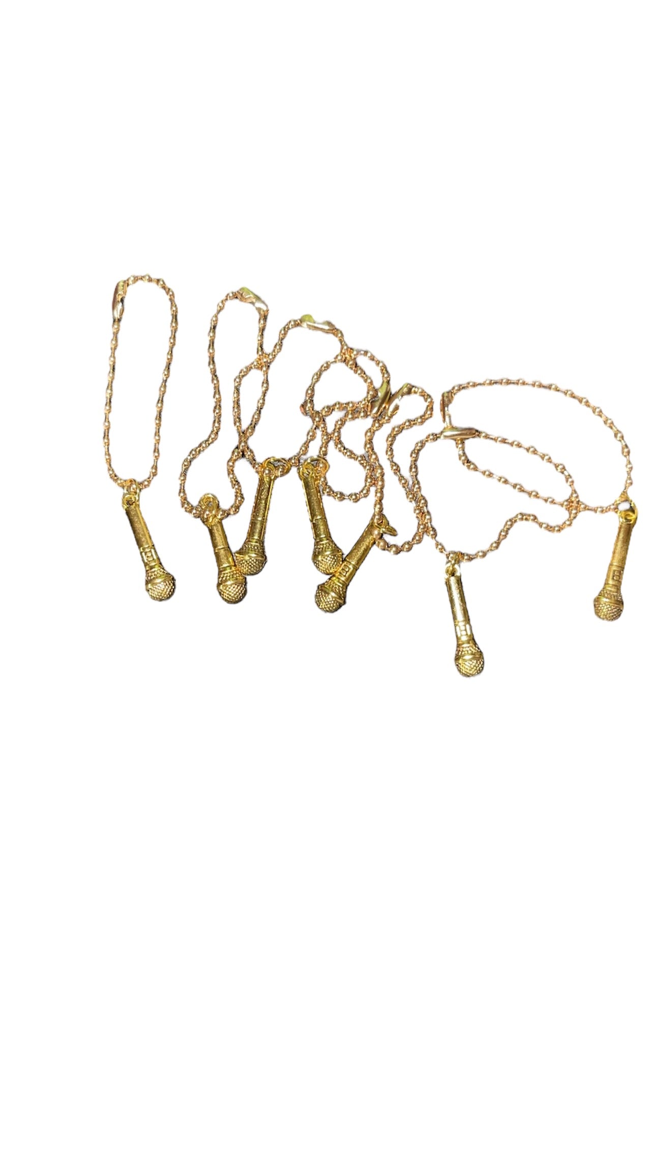 Dynamite “B” Microphone Handle Charm