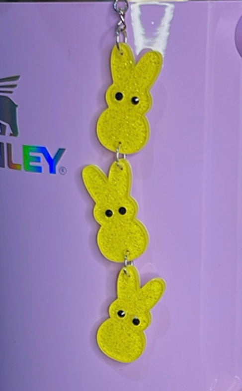 Peeps Trio Straw Charm