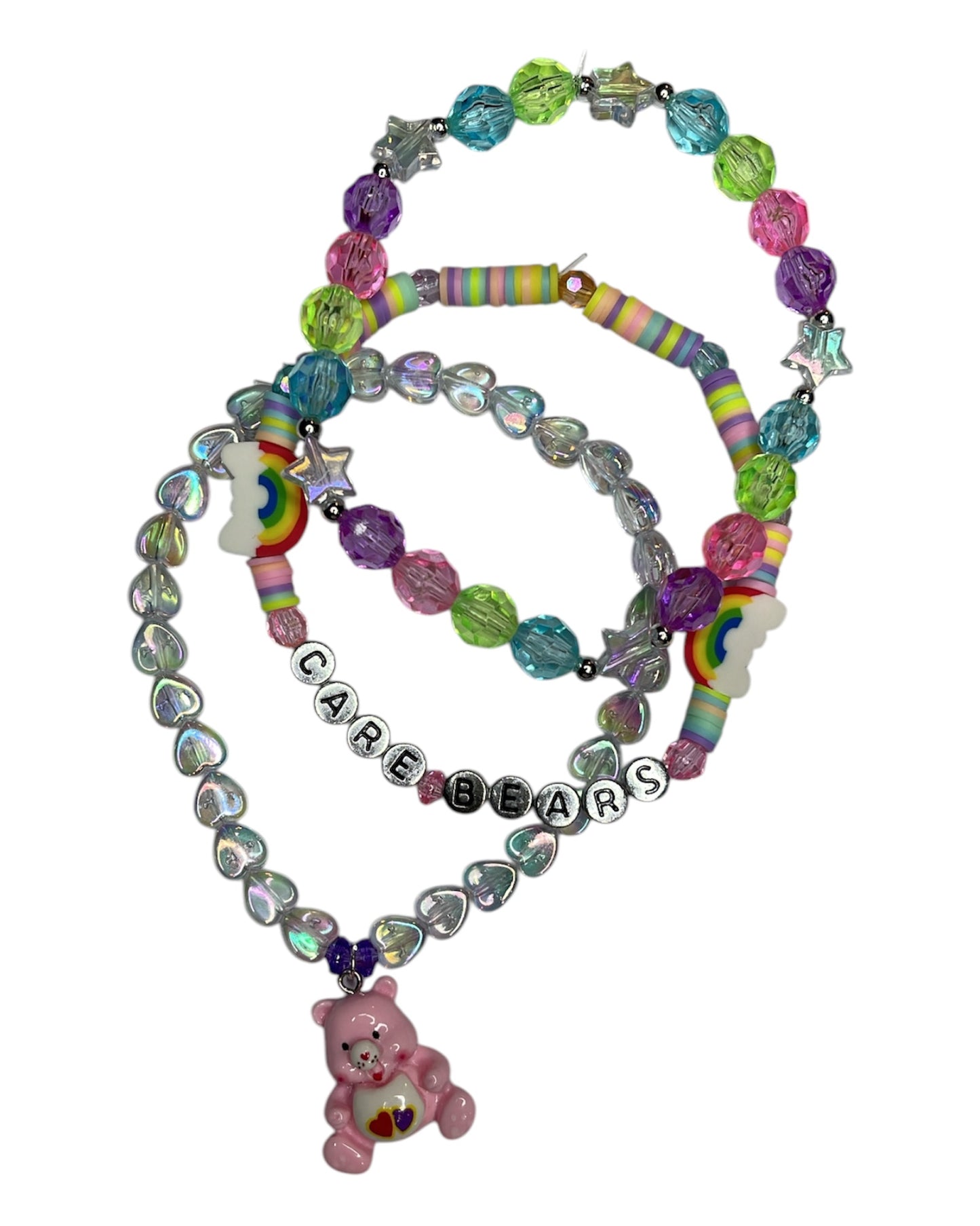 Care Bear Bracelet Stack