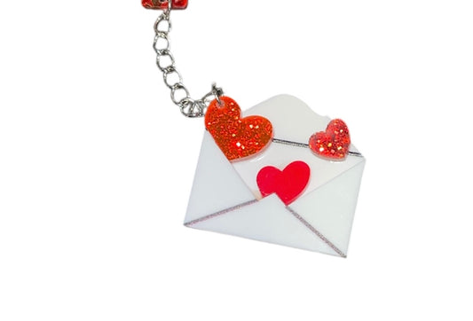 Love Letters Straw Charm