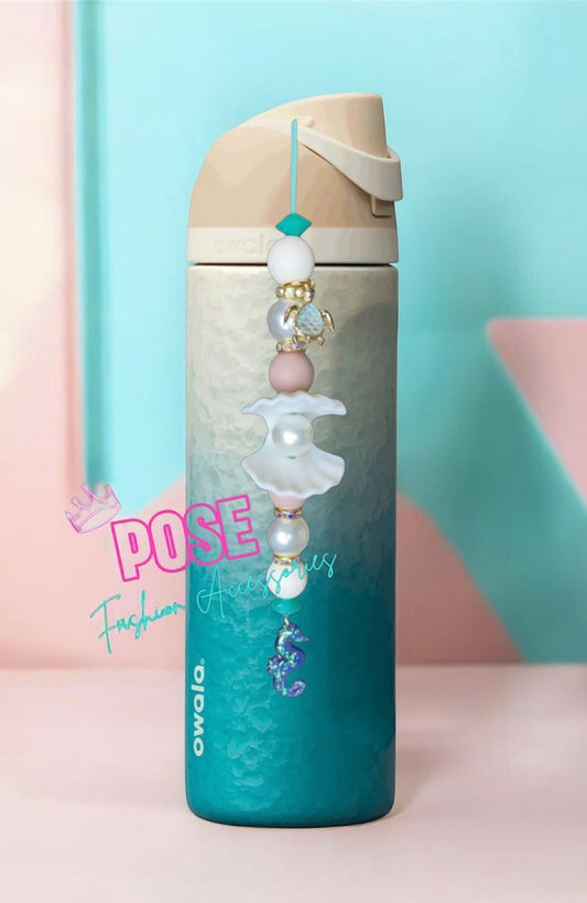 Sea Shell Rolling In LuxeSip Charm