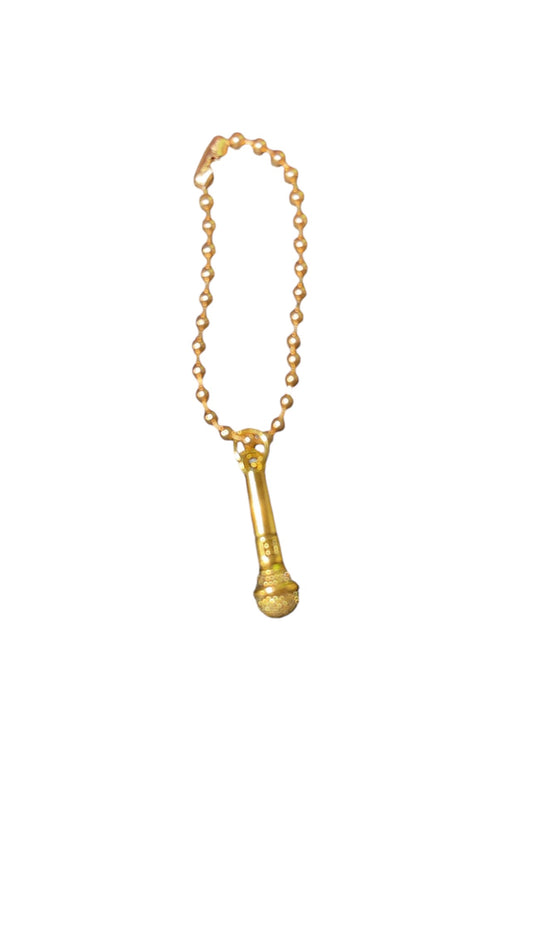 Dynamite “B” Microphone Handle Charm