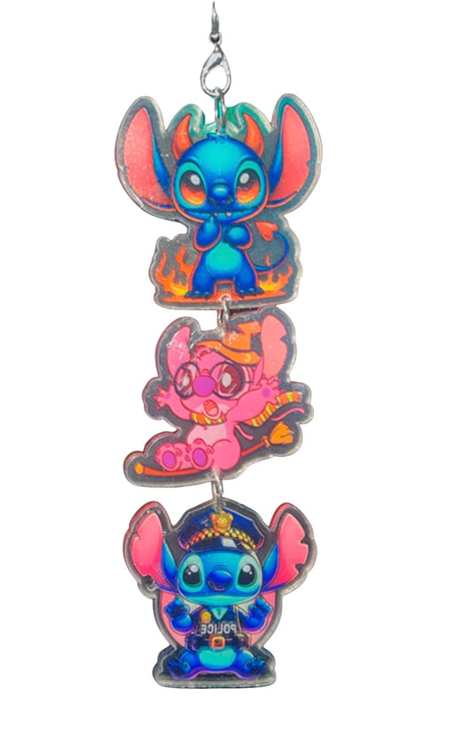 Cosplay Stitch Straw Charm