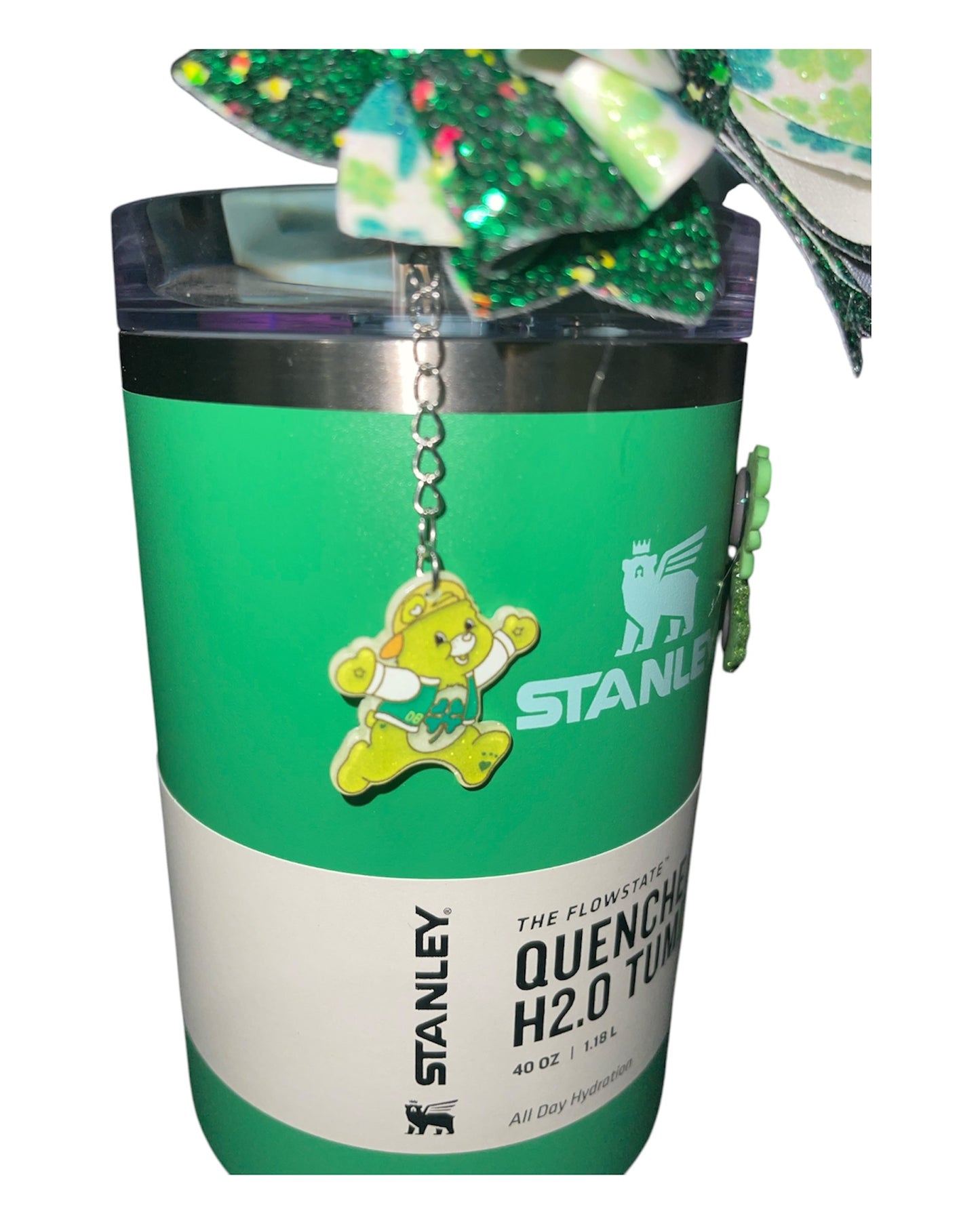 CB Shamrock Straw Charm