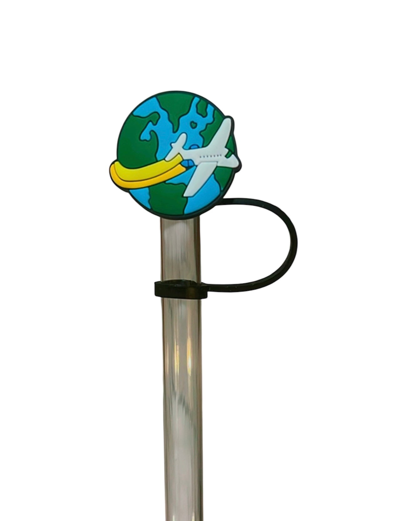 Around the World Straw Topper
