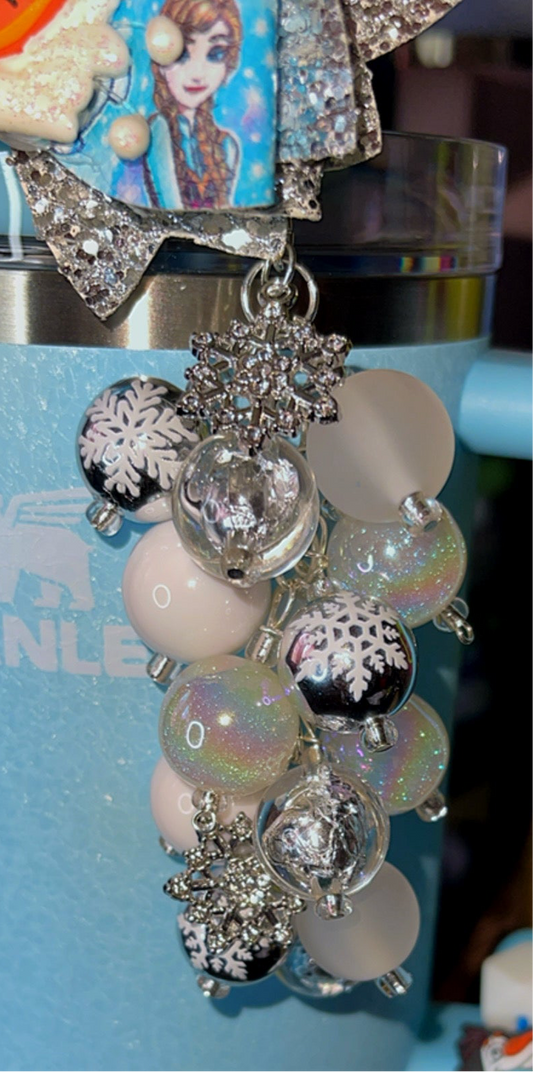Snowflake Silver Baubles