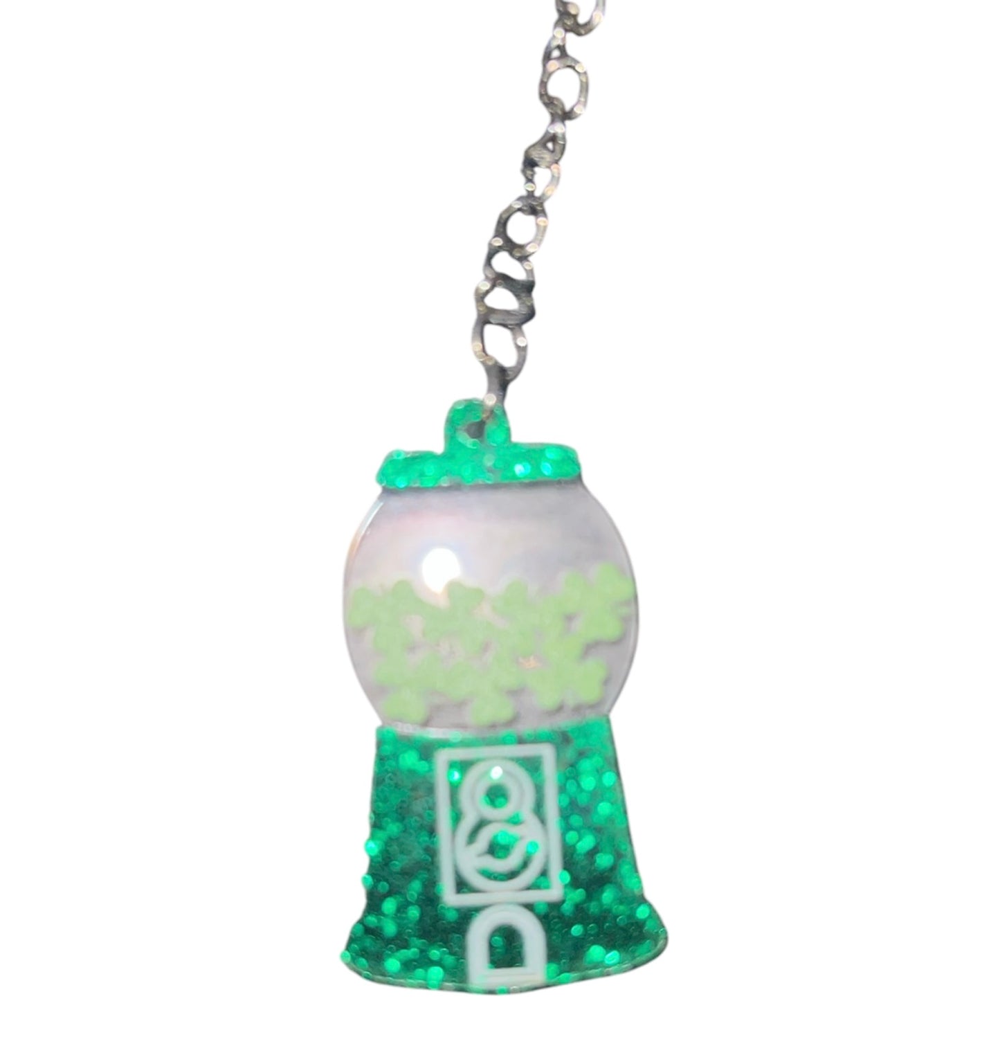 Shamrock Gumball Straw Charm