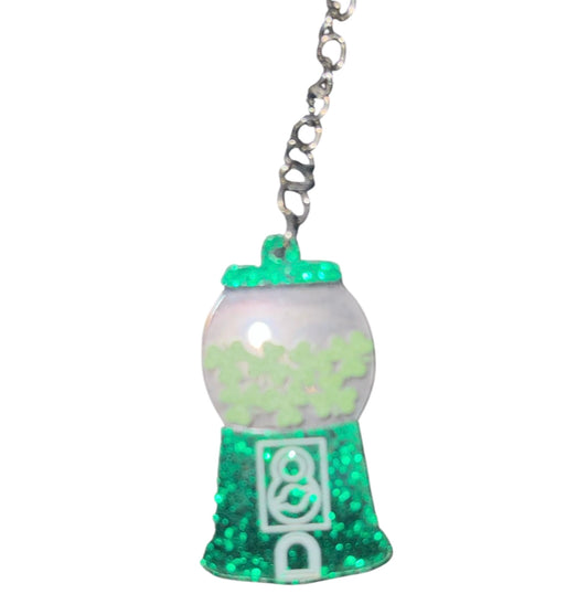 Shamrock Gumball Straw Charm