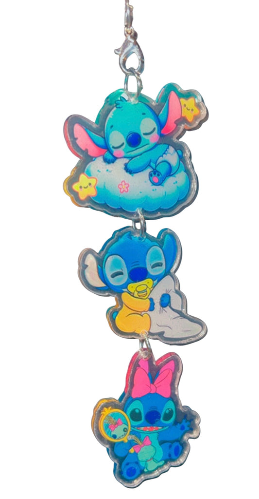 Baby Stitch Straw Charm