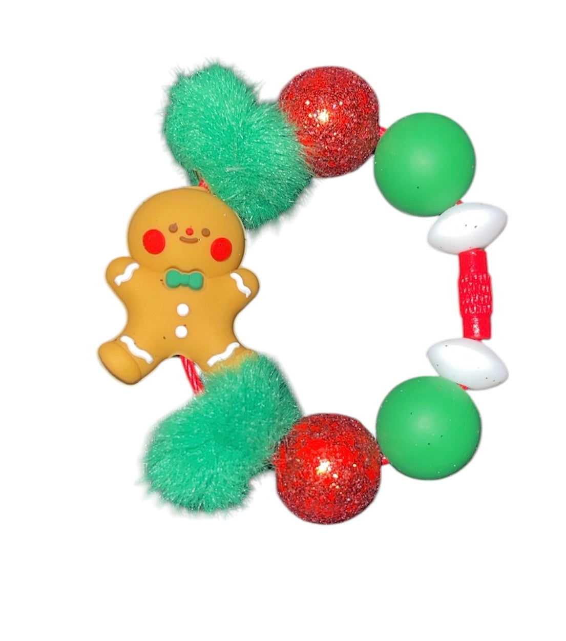 Gingerbread Man Handle Charm