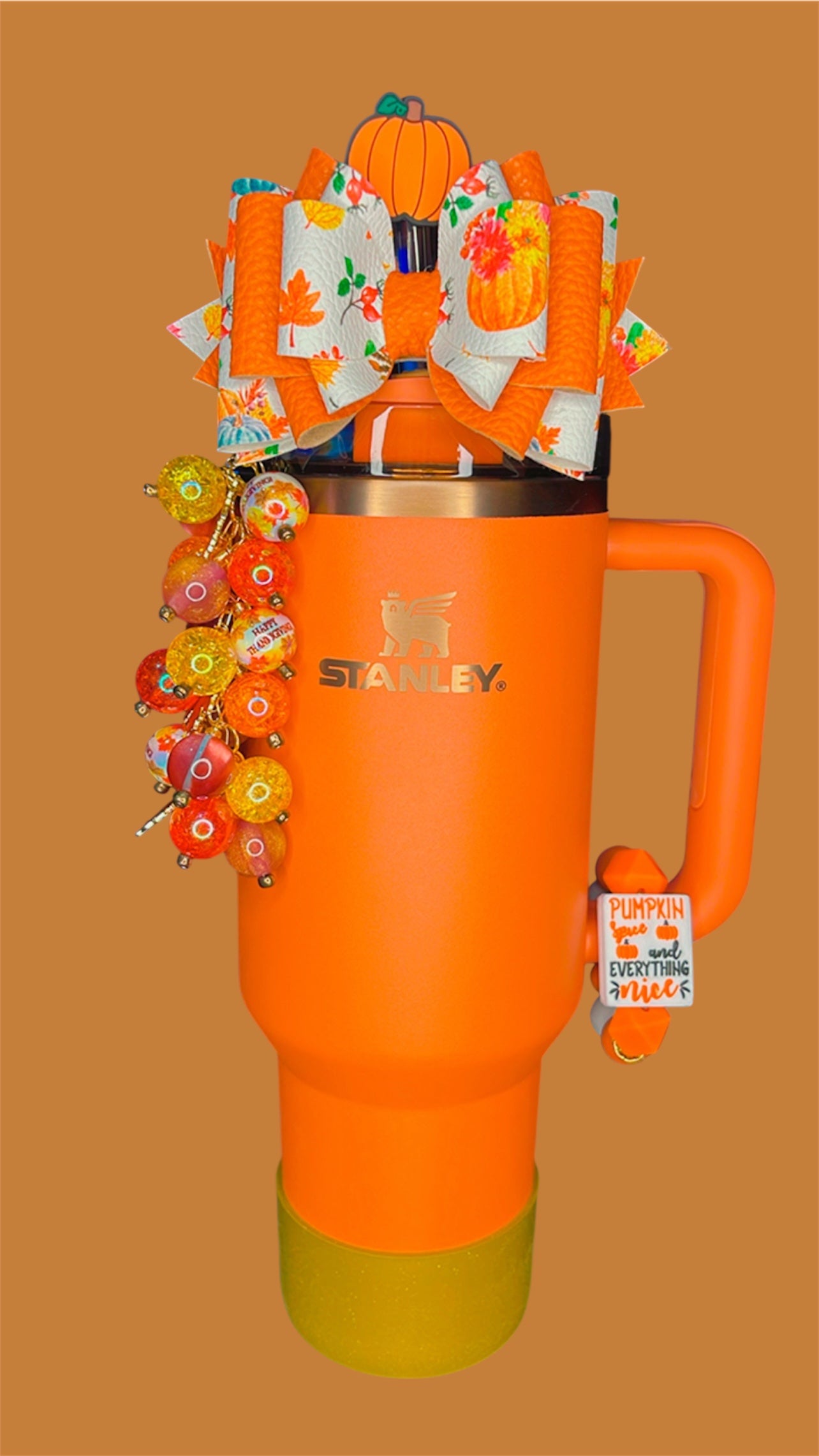 Pumpkin Spice Handle Charm