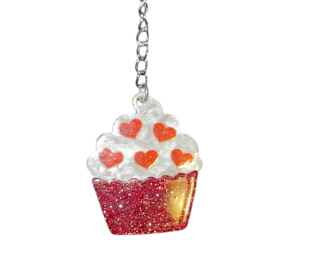 Cupcake Straw Charm