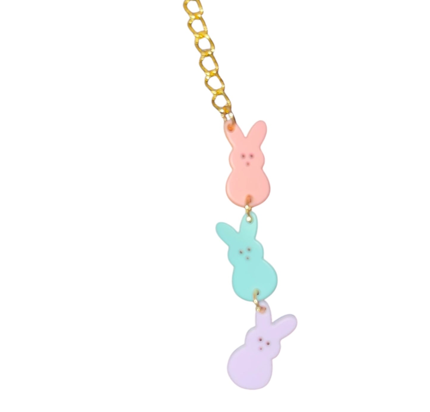 Bunny Trio Straw Charm