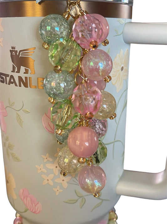Pastel Blooms Straw Baubles