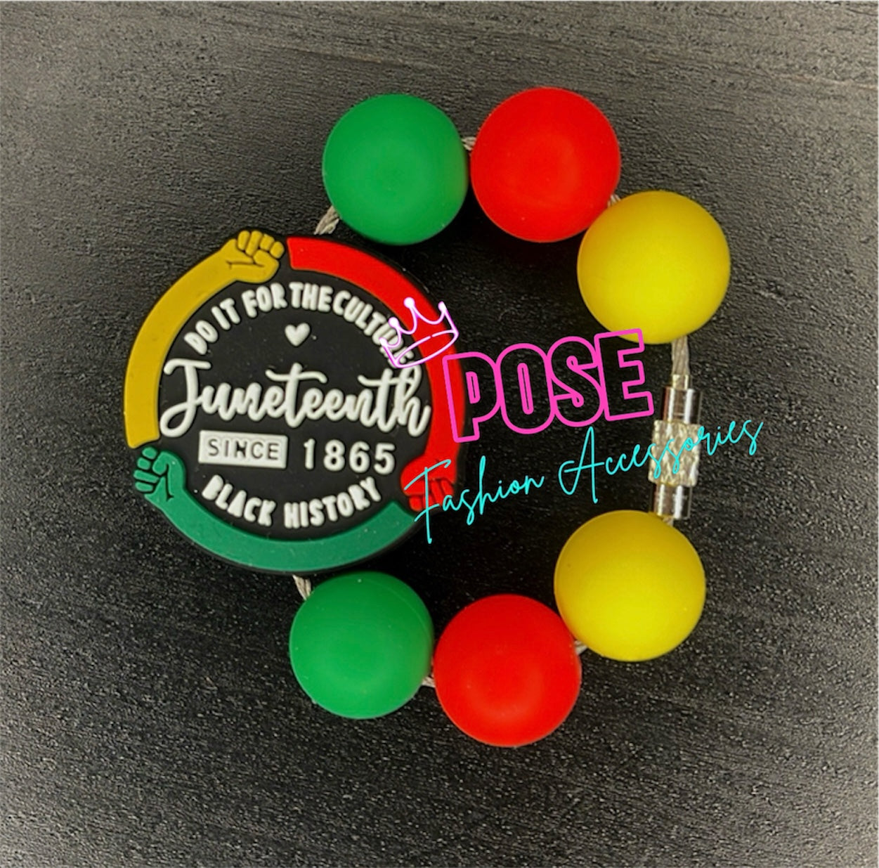Juneteenth Handle Charm