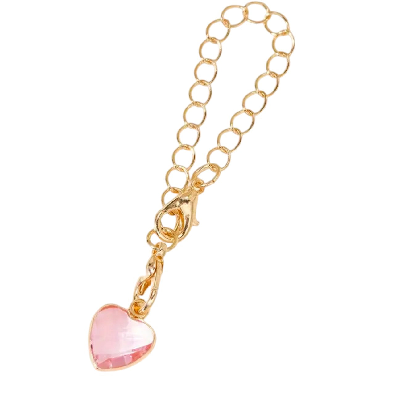 LSF Pink Heart Handle Charm