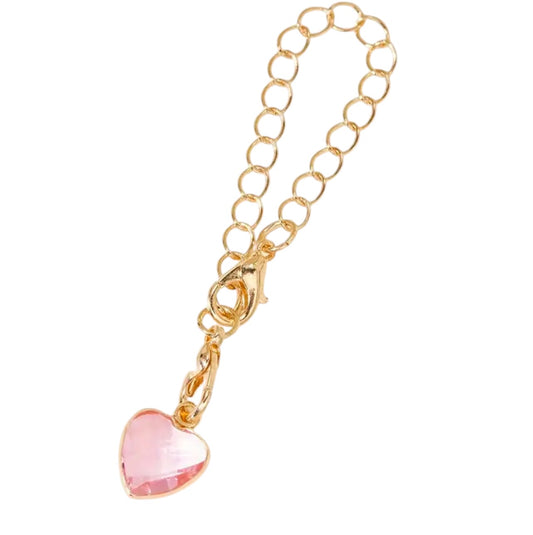 LSF Pink Heart Handle Charm