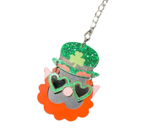 Leprechaun Straw Charm