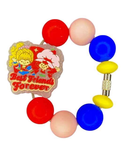 Strawberry SC & Rainbow Handle Charm